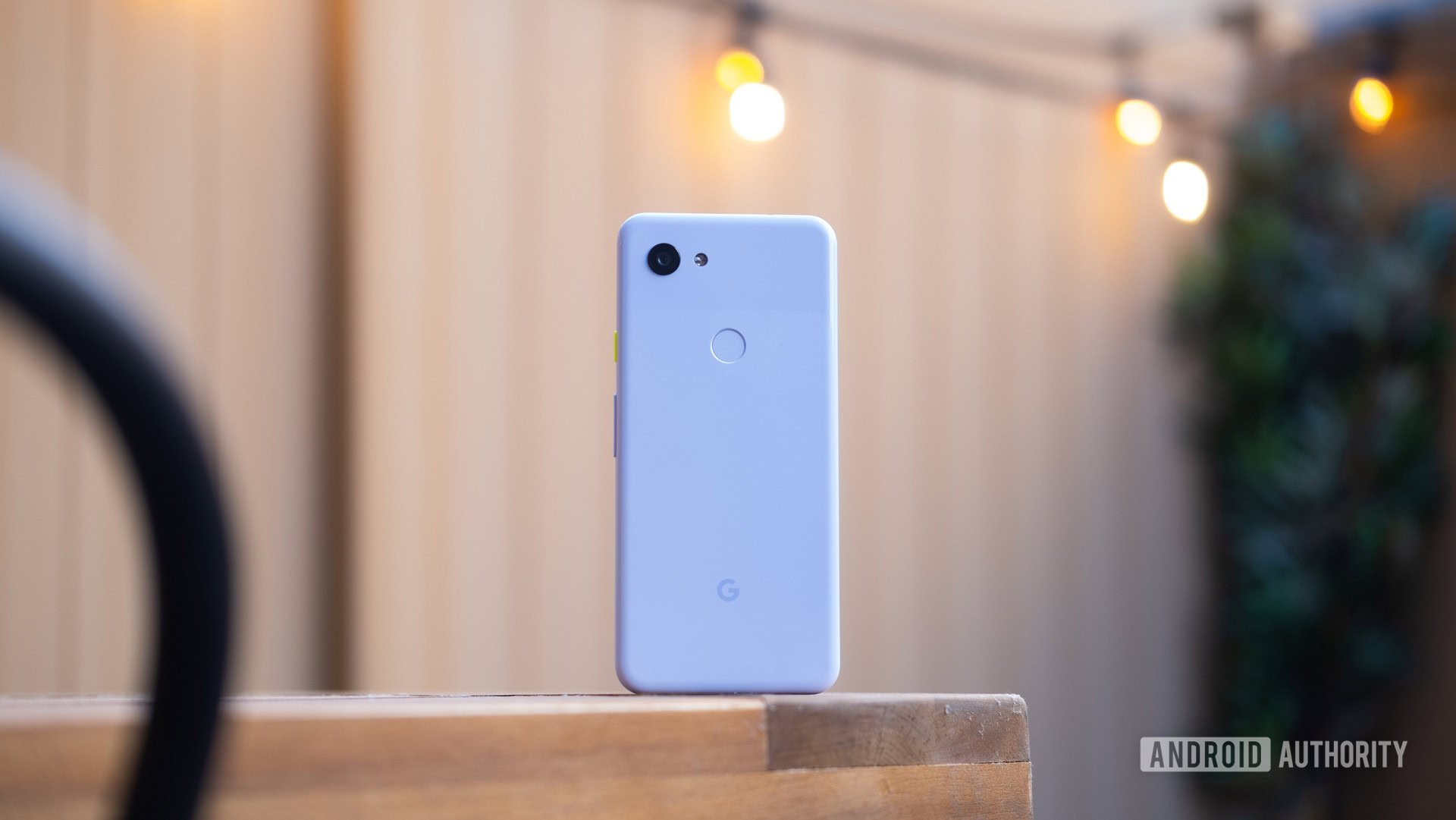Pixel 3a back on table Pixel 3a back on table