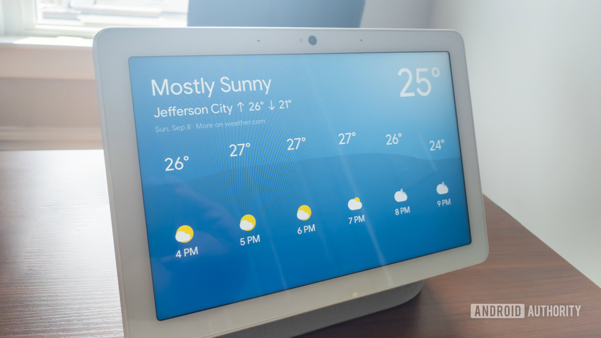 Google Home Hub Max review 9 Google Home Hub Max weather screen