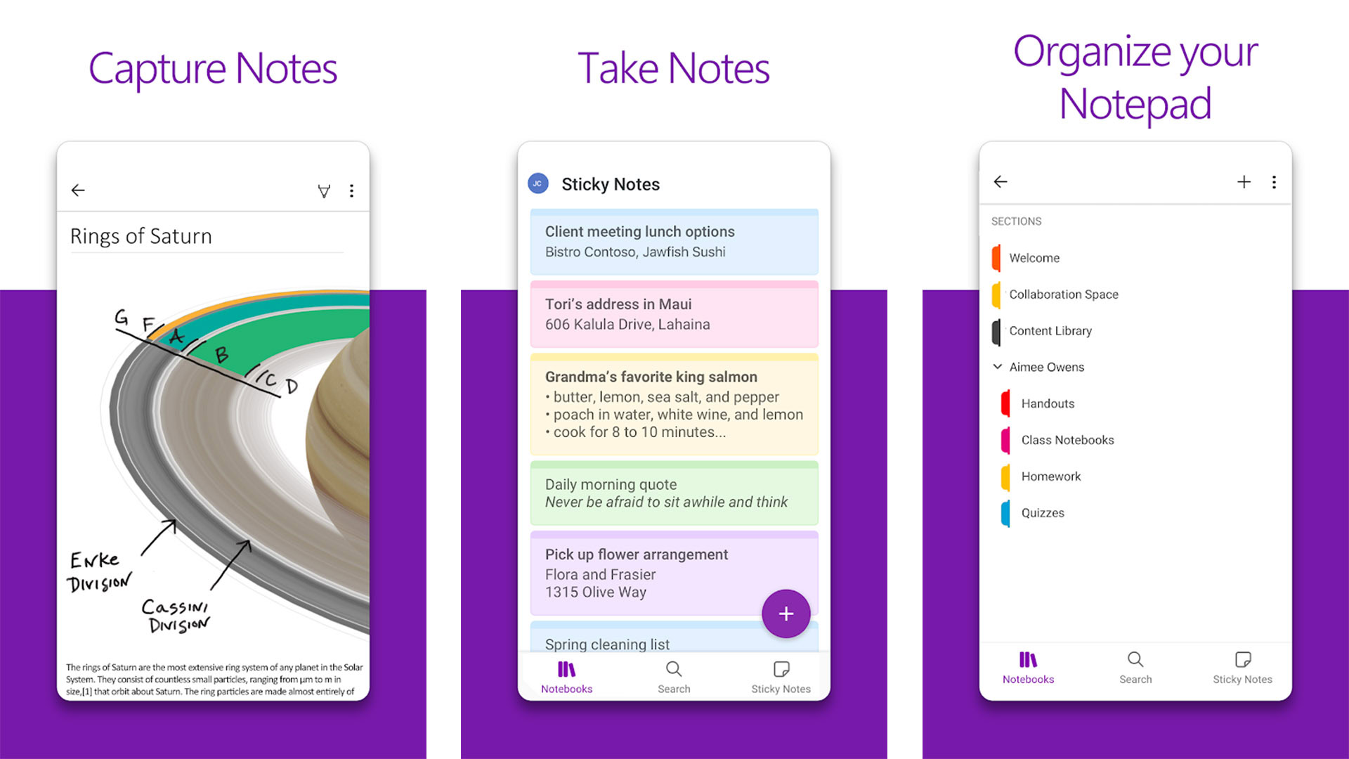 Microsoft OneNote screenshot 2021 Microsoft OneNote screenshot 2021