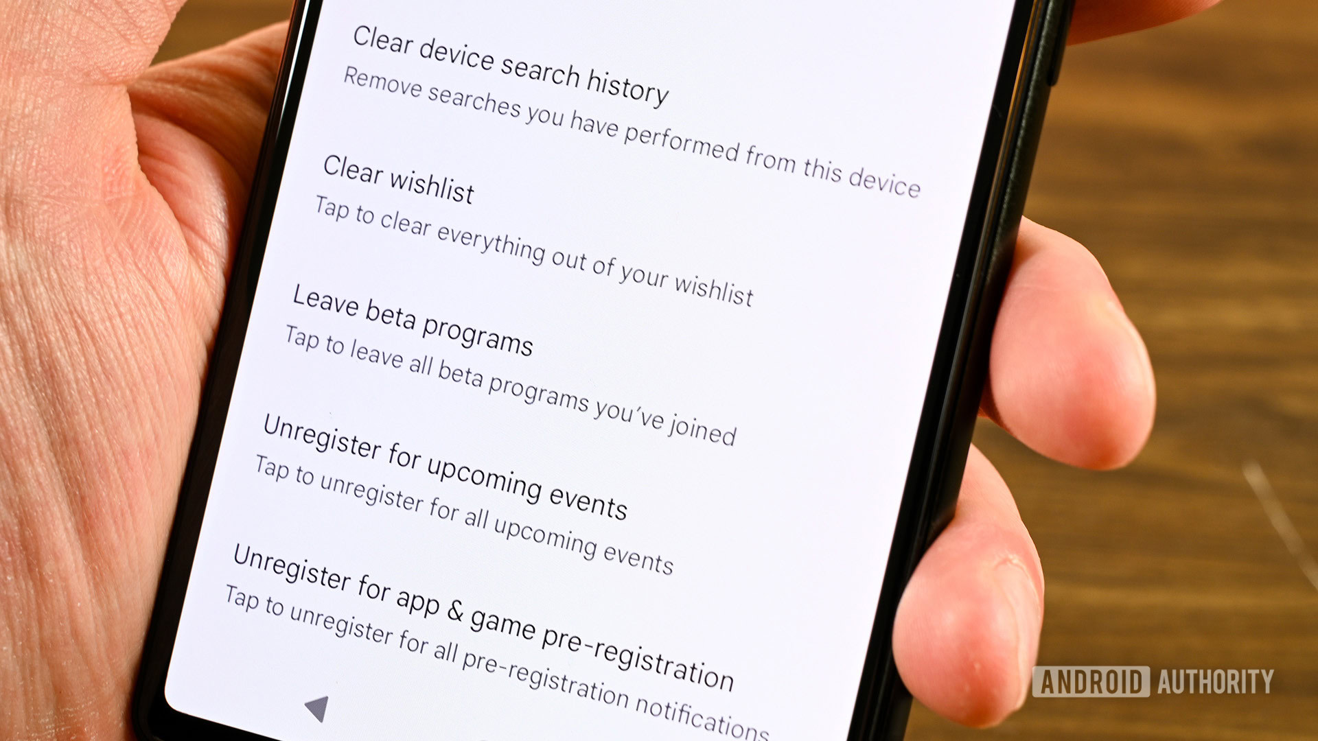 Google Play Clear Wishlist Unregister Google Play Clear Wishlist Unregister