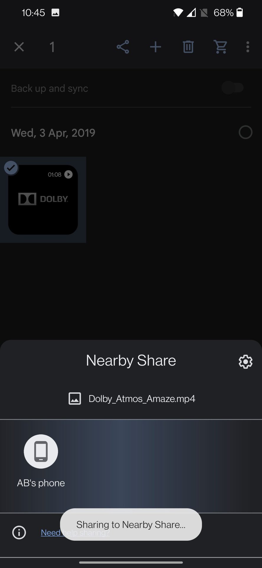 nearby share find other devices