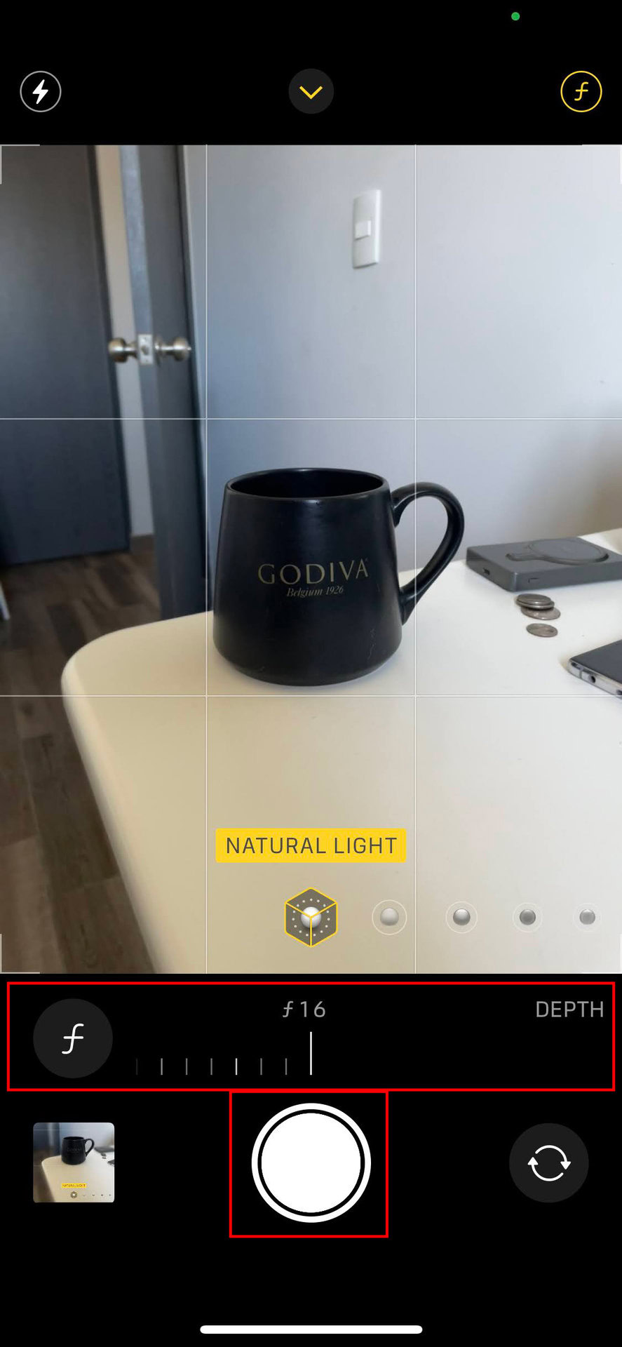 How to change the F Stop on the iPhone camera 4