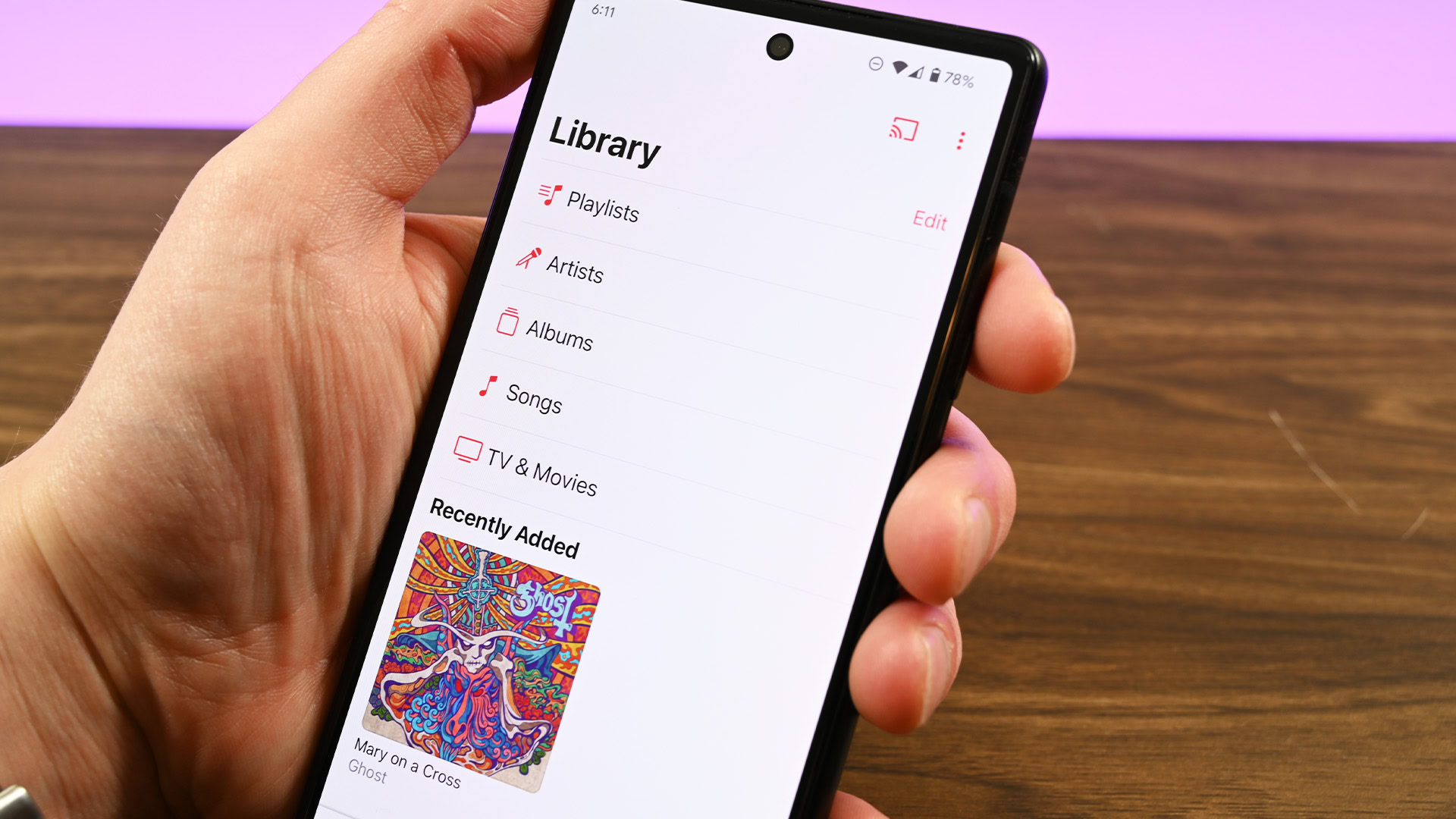 Apple Music Library UI Apple Music Library UI
