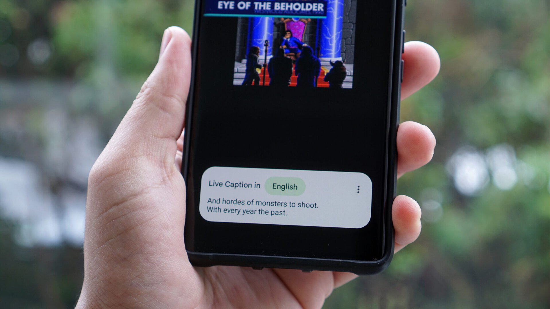 Live Caption on a Pixel phone resize Live Caption on a Pixel phone resize