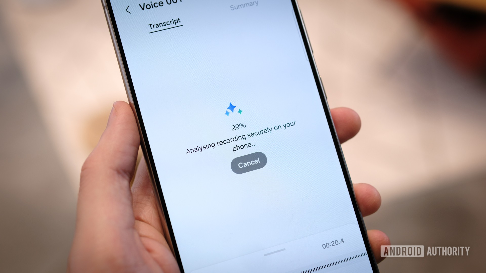 Samsung Galaxy S24 GalaxyAI Transcription Processing Samsung Galaxy S24 GalaxyAI Transcription Processing