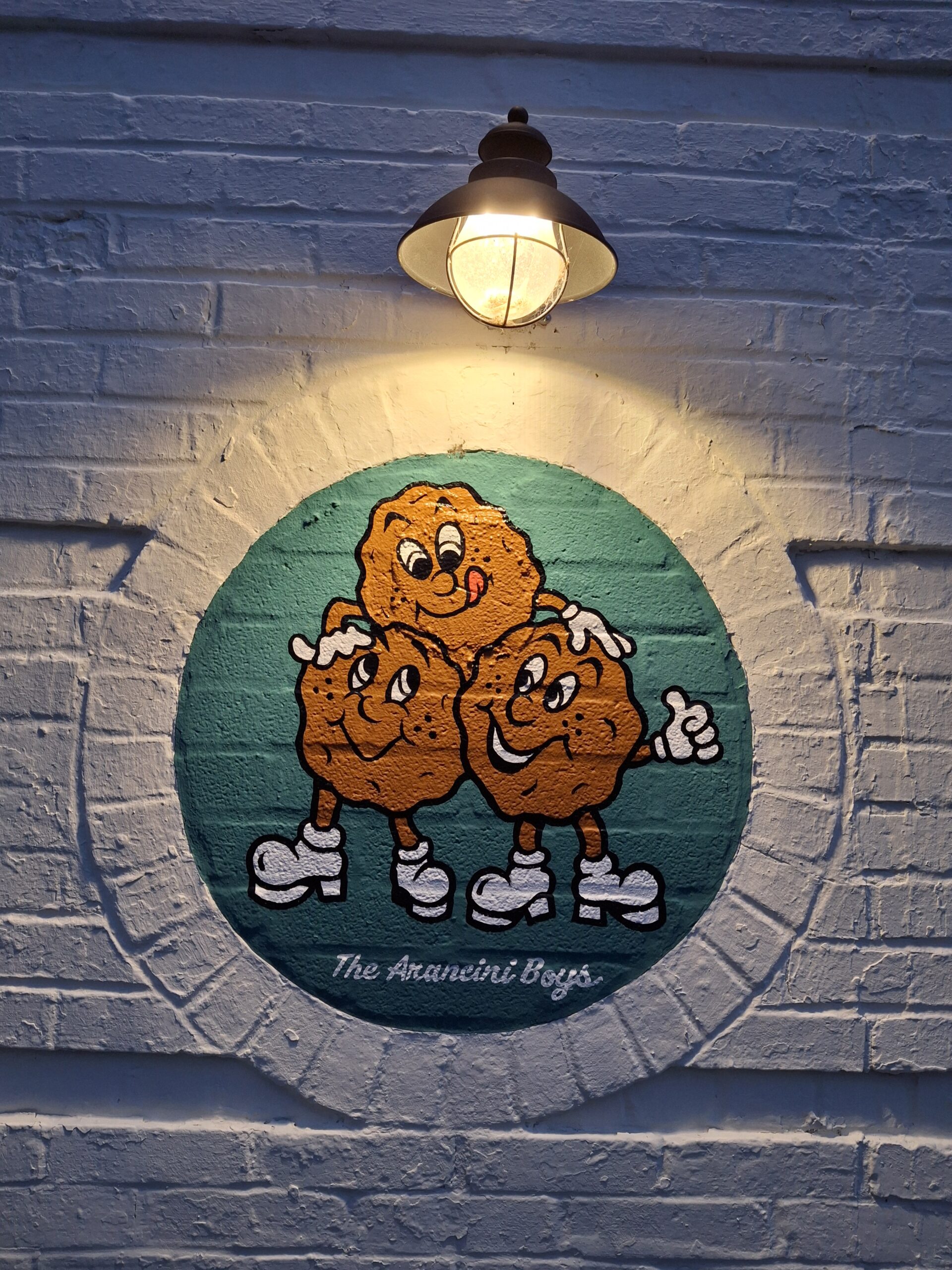 Samsung Galaxy A35 5G meatball mural