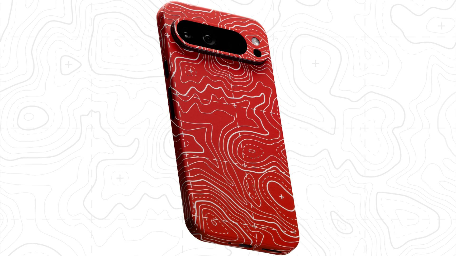 Dbrand Area 51 skin in red on Pixel 9 Dbrand Area 51 skin in red on Pixel 9.
