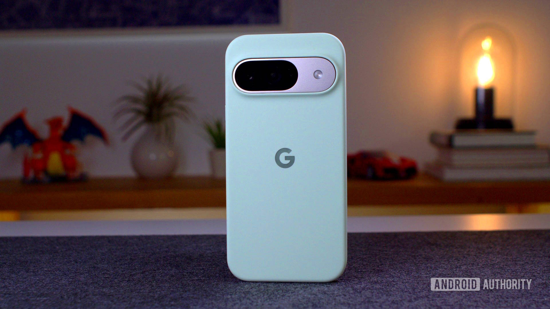 Official Google Pixel 9 case on table Official Google Pixel 9 case on table
