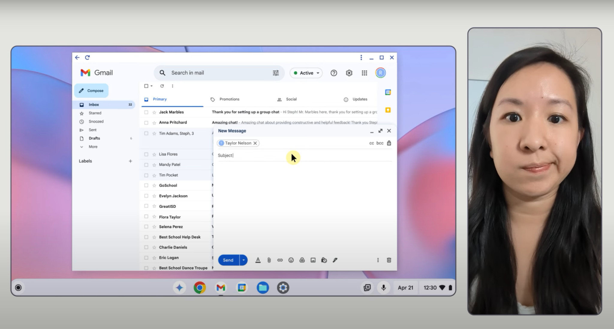 Google Chromebooks Face Control feature thumbnail image Google Chromebooks Face Control feature thumbnail image