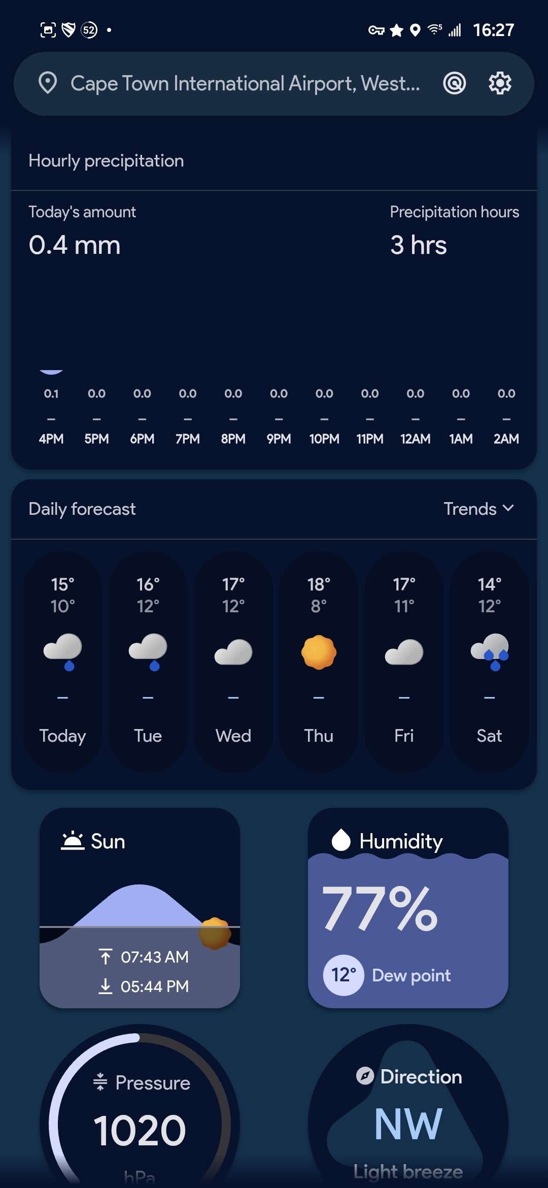 weather master screenshot home 2